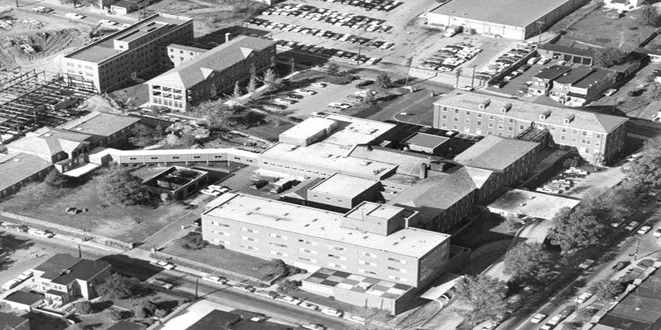 Wilmington General Hospital on Broom Street in Wilmington Delaware 1960s